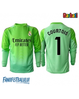 Real Madrid Thibaut Courtois #1 Portarii Tricou Fotbal Replică 2025-26 Barbati Deplasare Mâneci Lungi